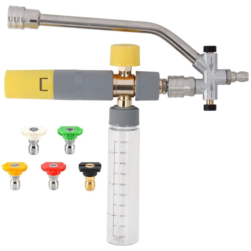 Foam Cannon Car Wash - Mini cannone per schiuma a doppio
